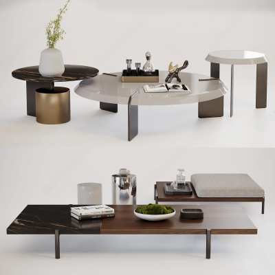 MINOTTI现代茶几3D模型下载